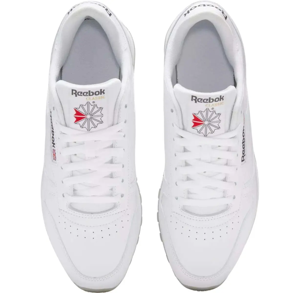 Reebok shoes - Reebok Classic Leather - Classic Leather - Chalk/Chalk/Grey 37