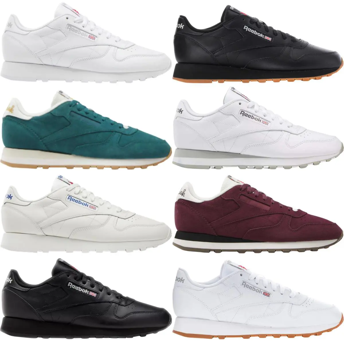 Reebok shoes - Reebok Classic Leather - Classic Leather - Chalk/Chalk/Grey 43