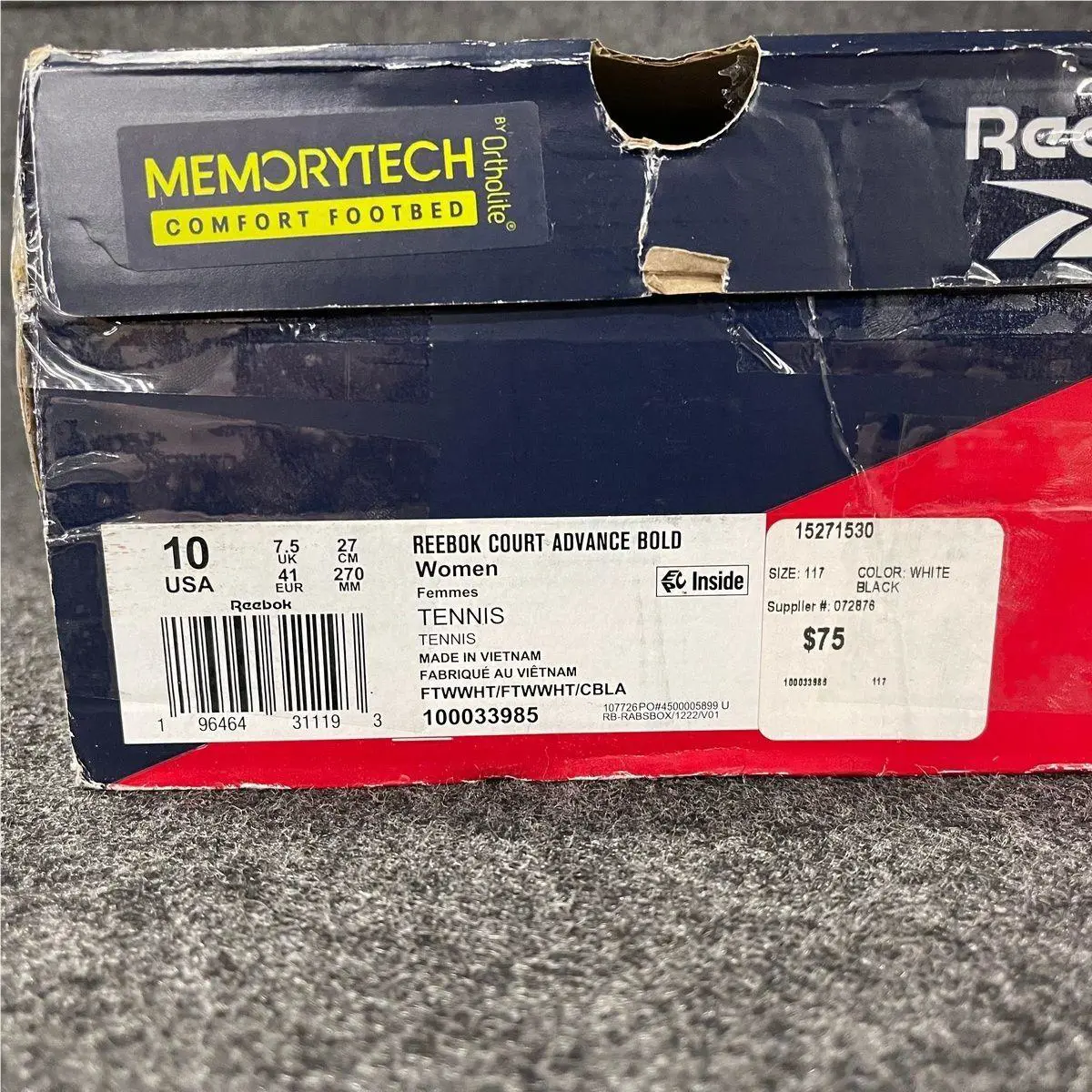 Reebok shoes - VS177916 - vs-177916 - White (UPC: 196464311193) 0