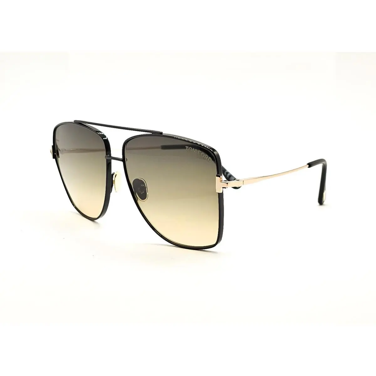 TF 0838 Reggie Sunglasses 01B Black / Smoke Gradient 61 by Tom Ford