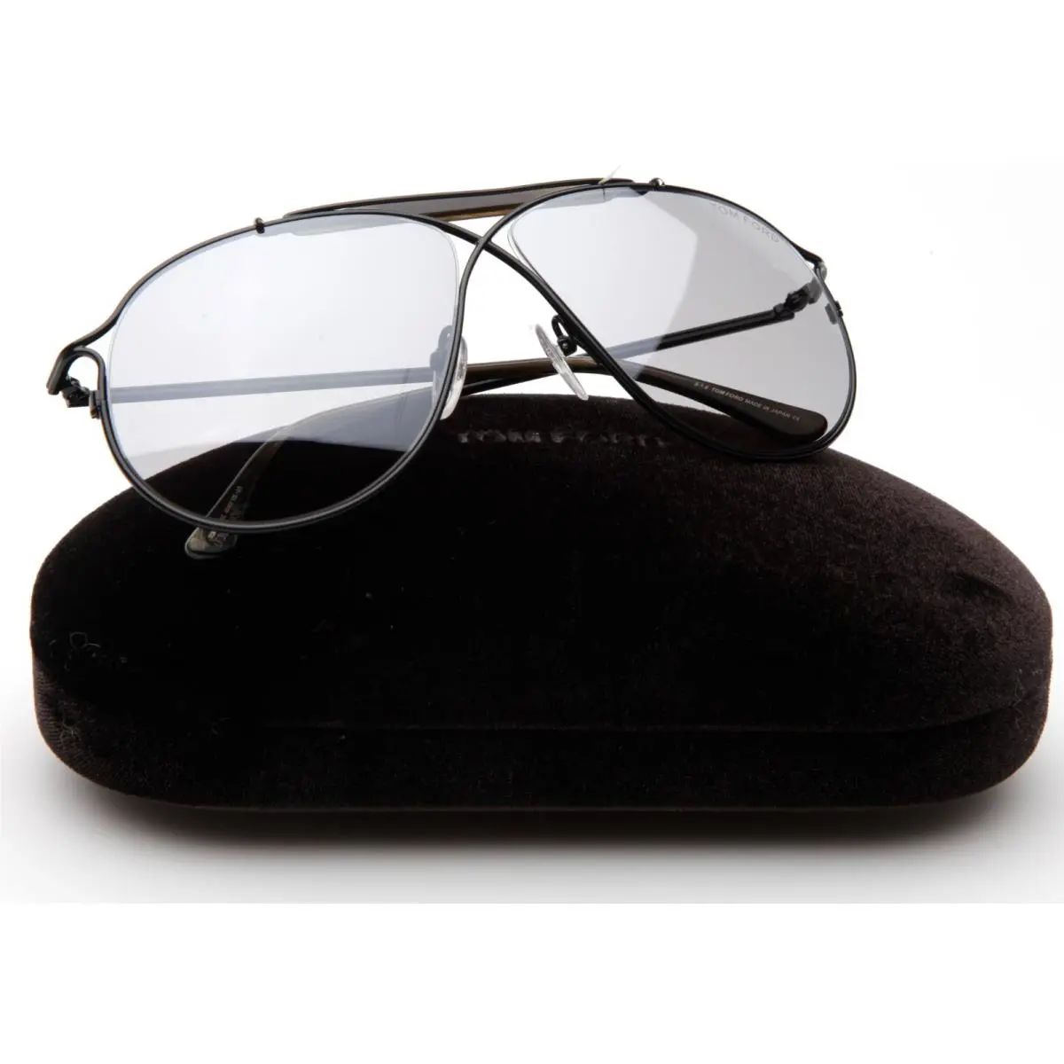 Tom Ford Tom N.6 01C Black Sunglasses 61-11-135mm B48mm Italy