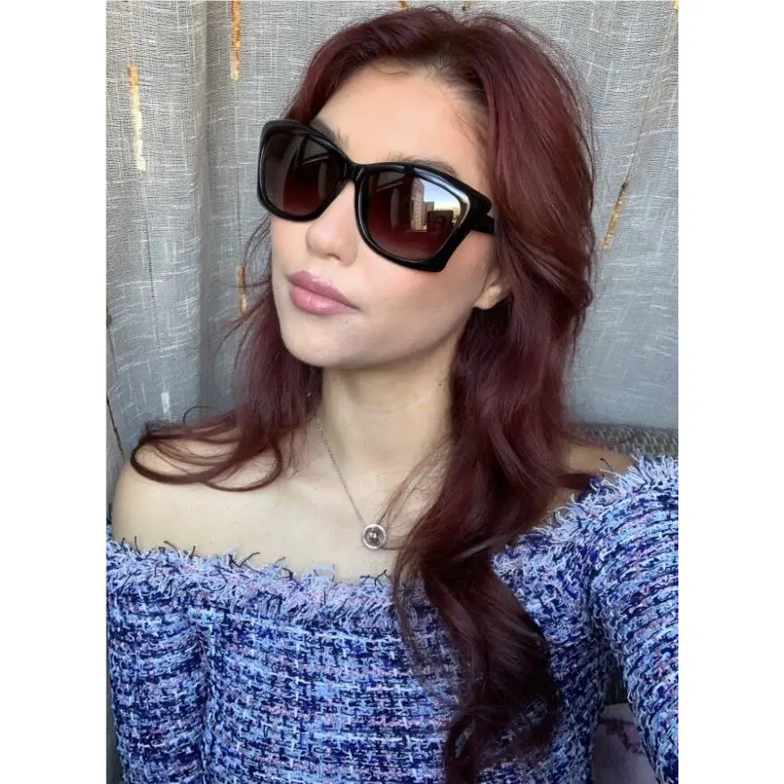 Tom Ford TF 28001B Black Gradient Oversized 59mm Women`s Sunglasses Italy