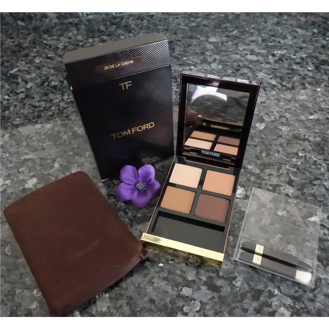 Tom Ford Eye Color Quad Full Size .35oz in 28 de la Creme