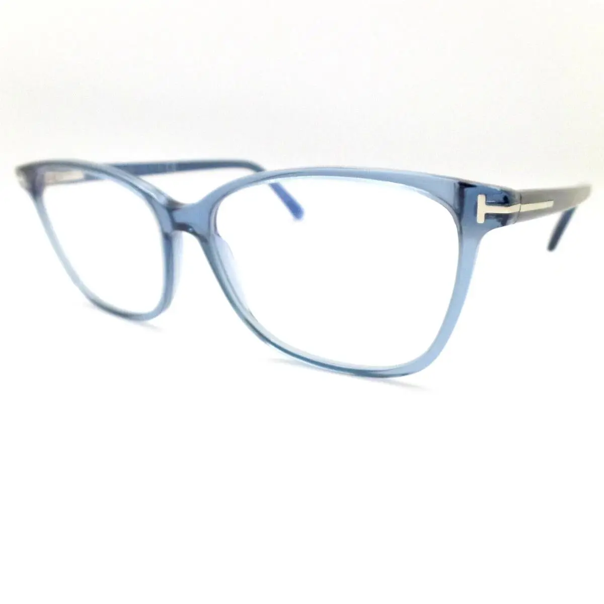 Tom Ford TF5842 090 Blue Palladium 56 Blue Block Frames