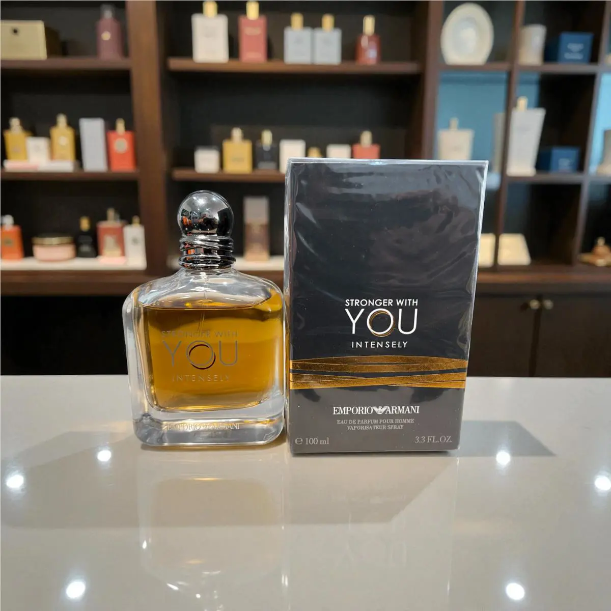 Armani Stronger with You Intensely Cologne Men Eua De Parfum 3.4oz