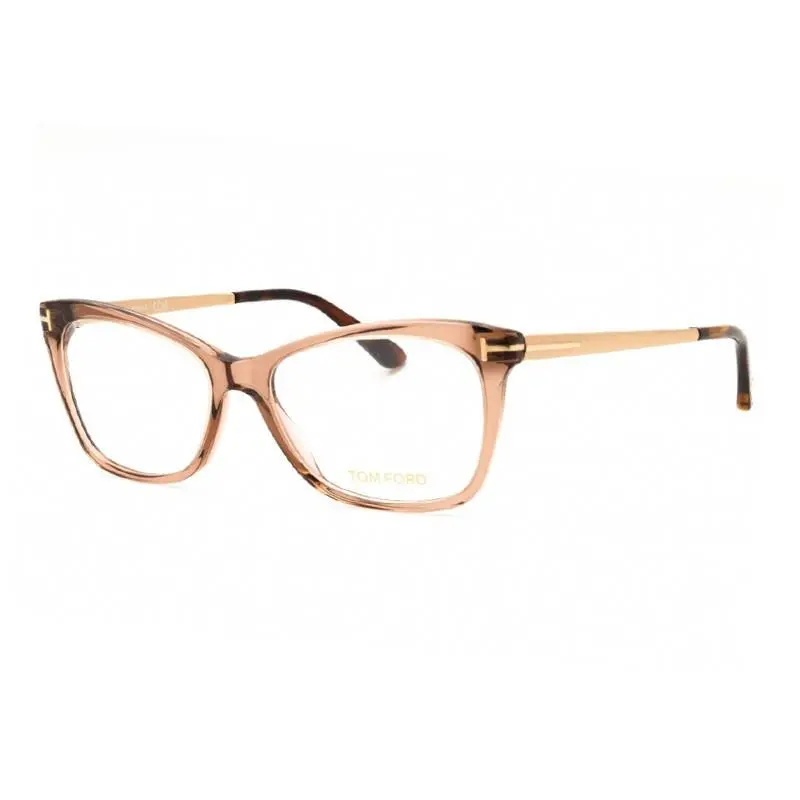 Tom Ford FT5353 045 Shiny Light Brown 54mm Eyeglasses