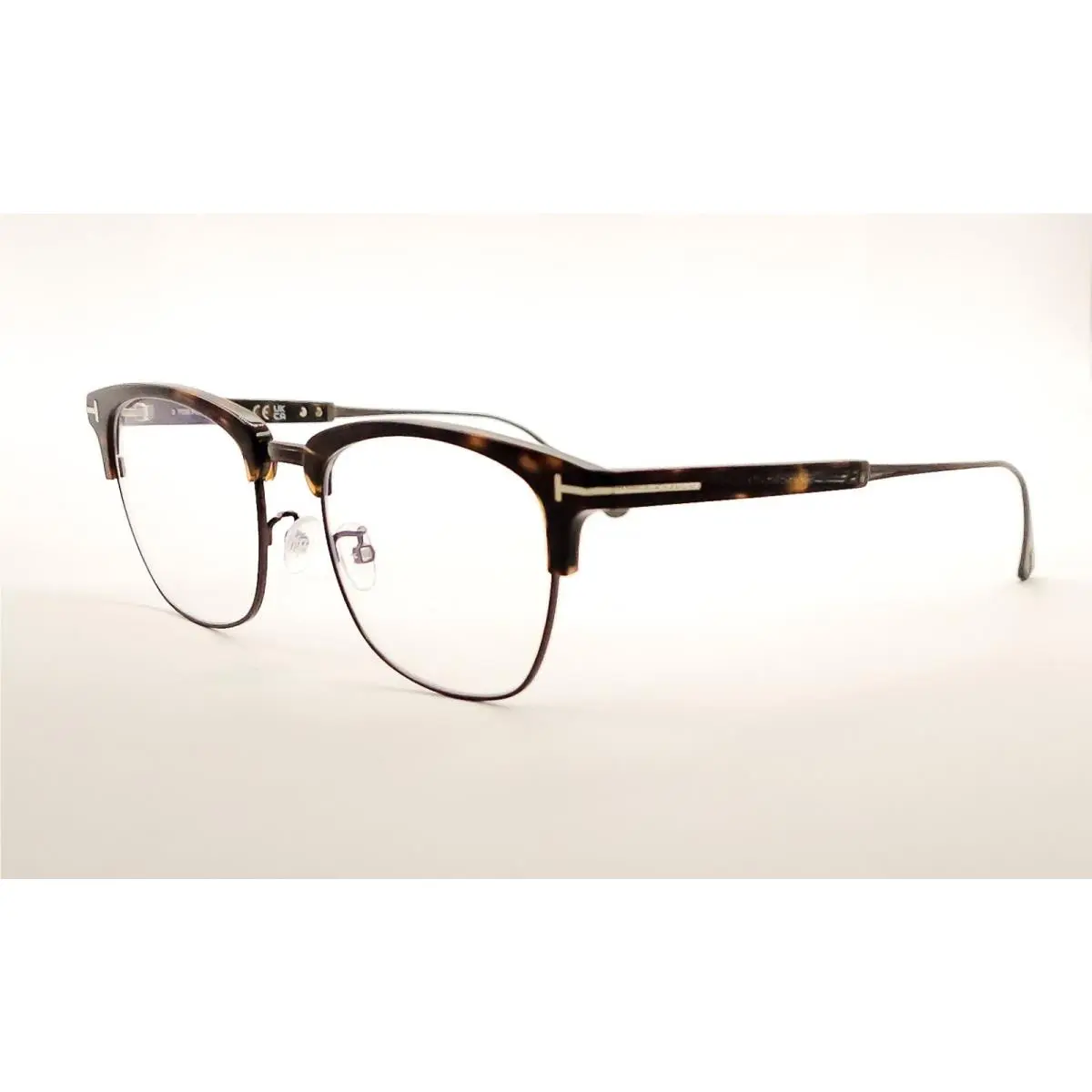TF 5590-F-B Eyeglasses 052 Havana / Blue Light 52 by Tom Ford