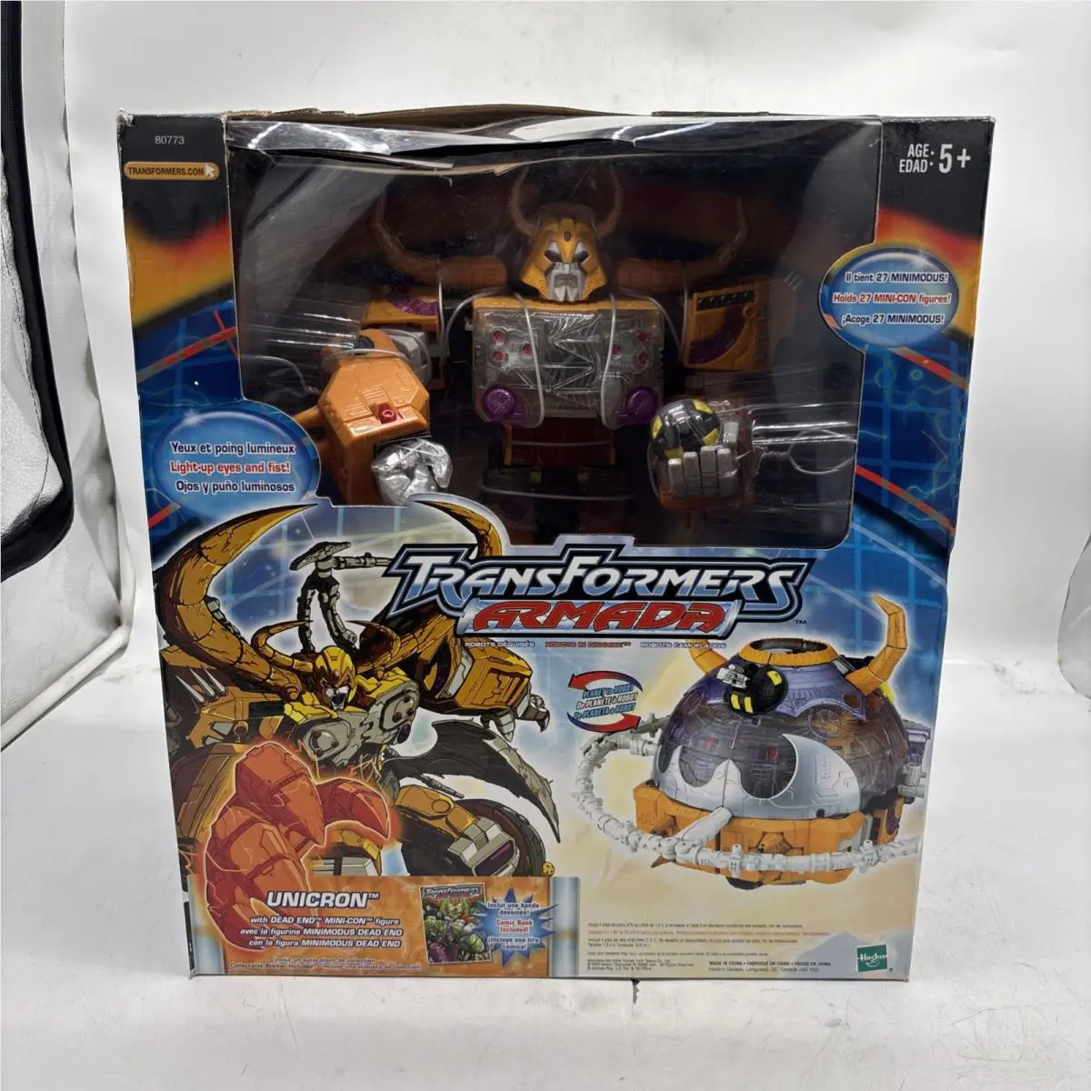 Hasbro Unicron W/ Dead End Mini Con Transformers Armada Action Figure