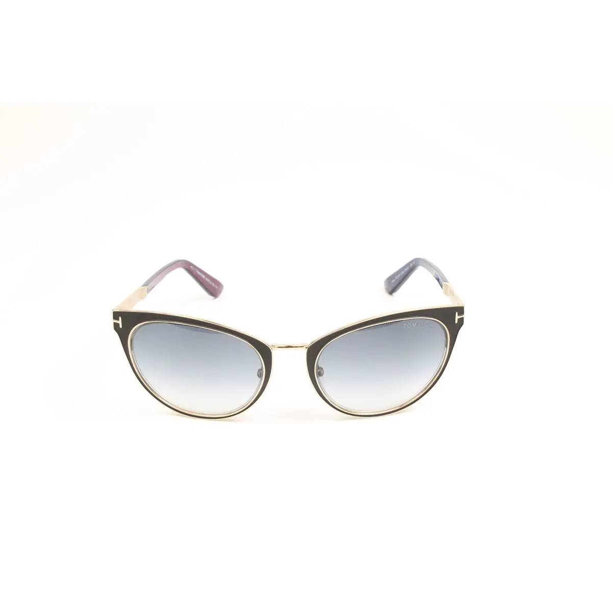 Tom Ford 56mm Nina Cat Eye Sunglasses Black Made in Italy