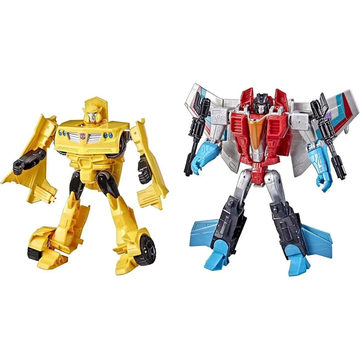 Transformers Heroes Villains Bumblebee Starscream 7 Action Figure 2-Pack