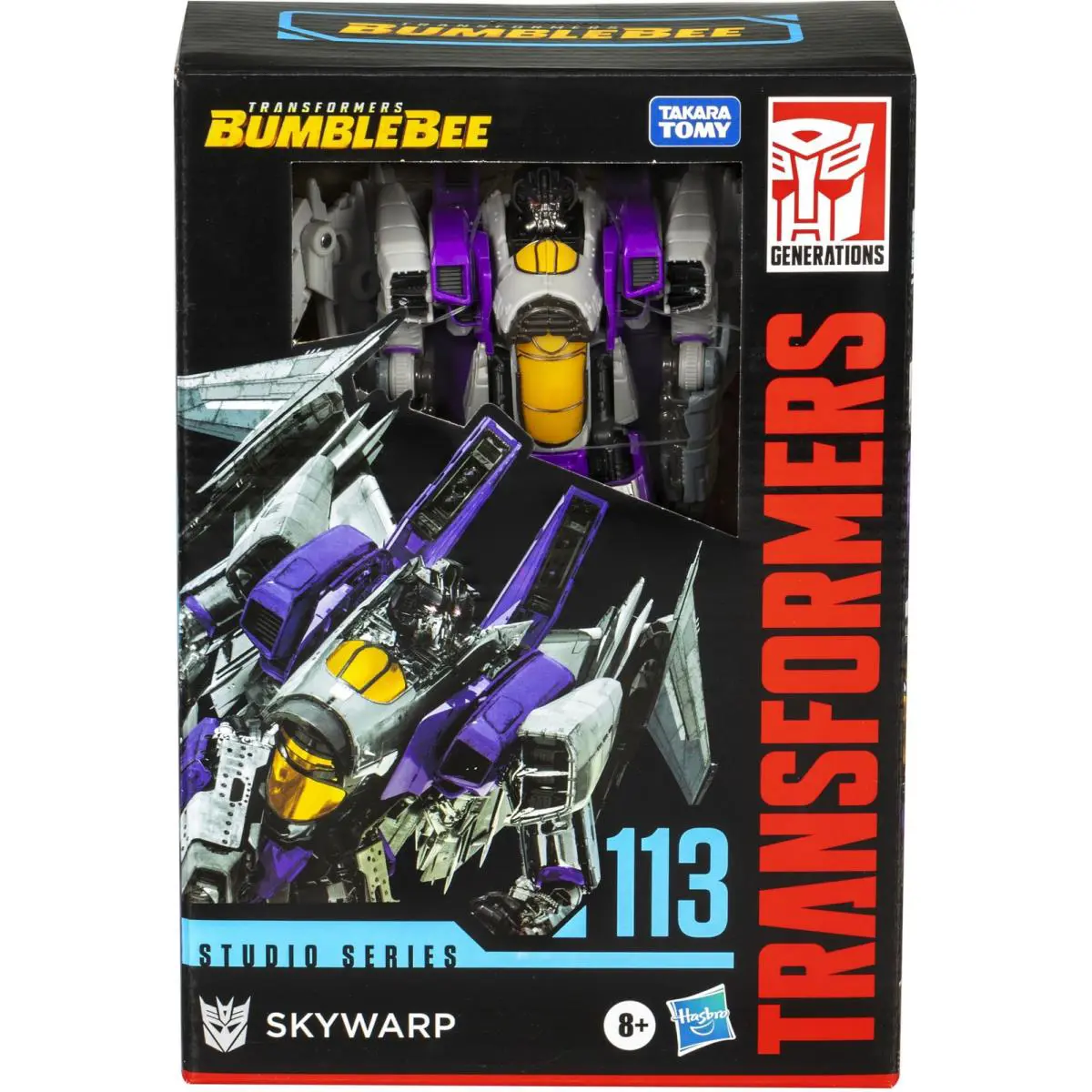 Transformers Generations Studio Series Skywarp Voyager Action Figure Bumblebee