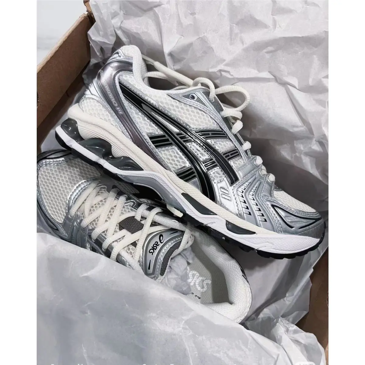 Asics shoes - Gel K14 - Gel - 1201A019-108 - Black cream 3