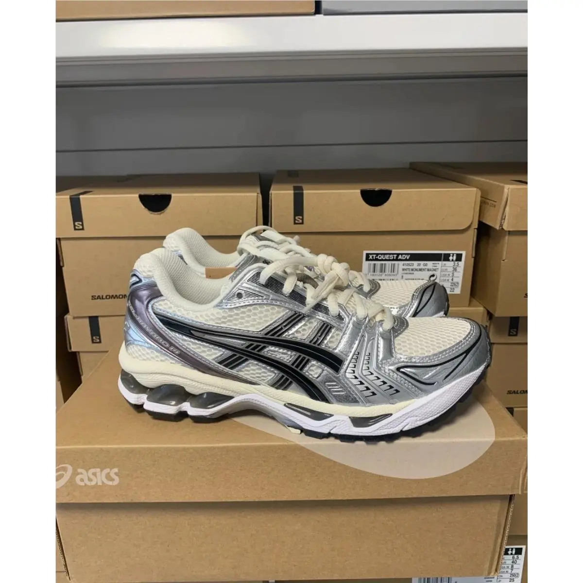 Asics shoes - Gel K14 - Gel - 1201A019-108 - Black cream 8