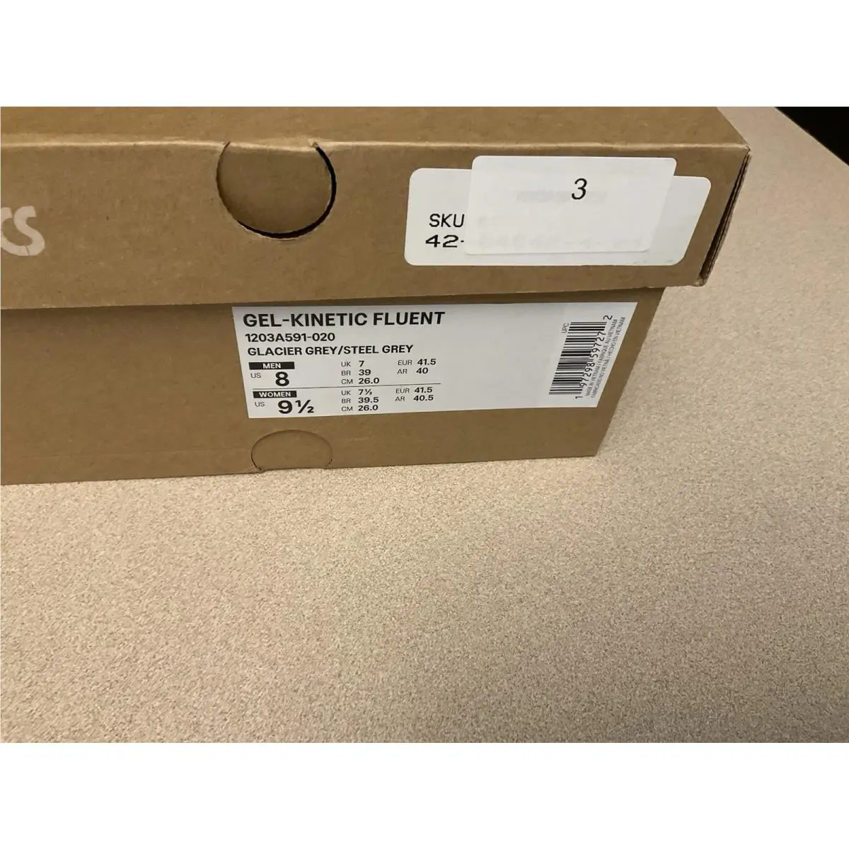 Asics shoes - Gel-Kinetic - 1203A591-020 - Gray 0