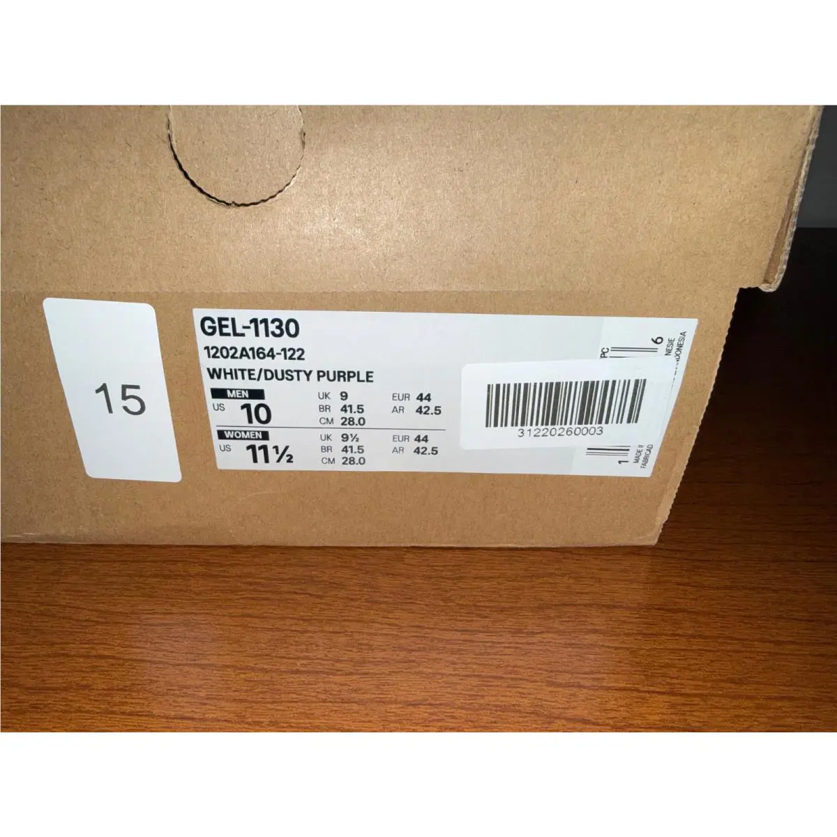 Asics shoes - ASICS Gel 1130 - Gel - 1202A164-122 - White 4