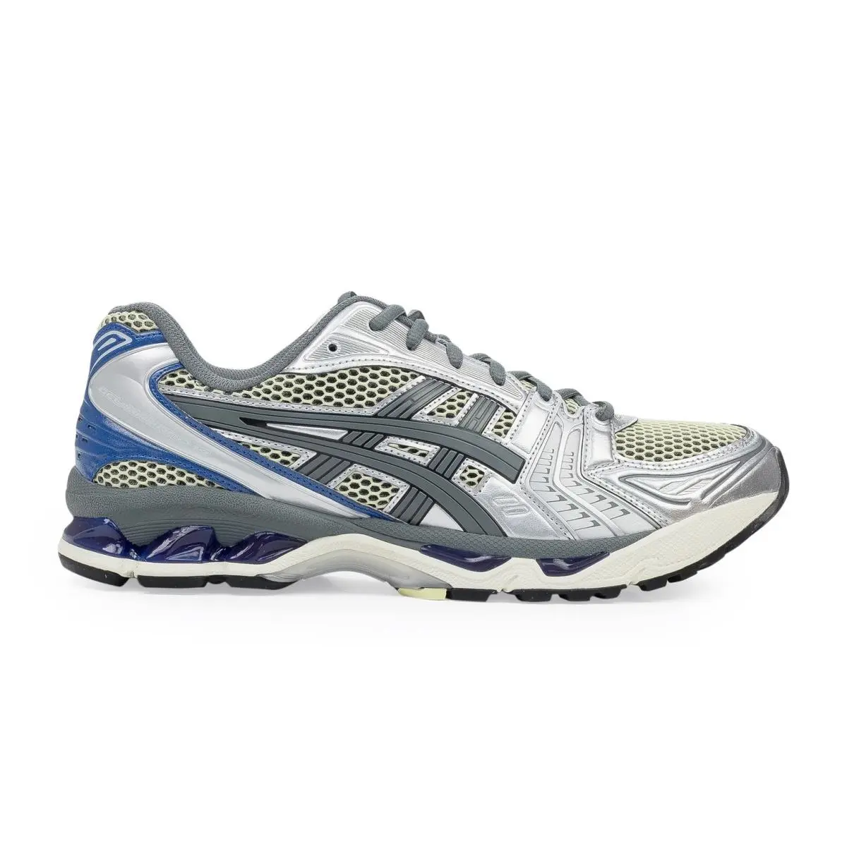 Asics Gel-kayano 14 Running Shoes Soft Yellow/blue Men`s US 10.5 Wmn`s US 12