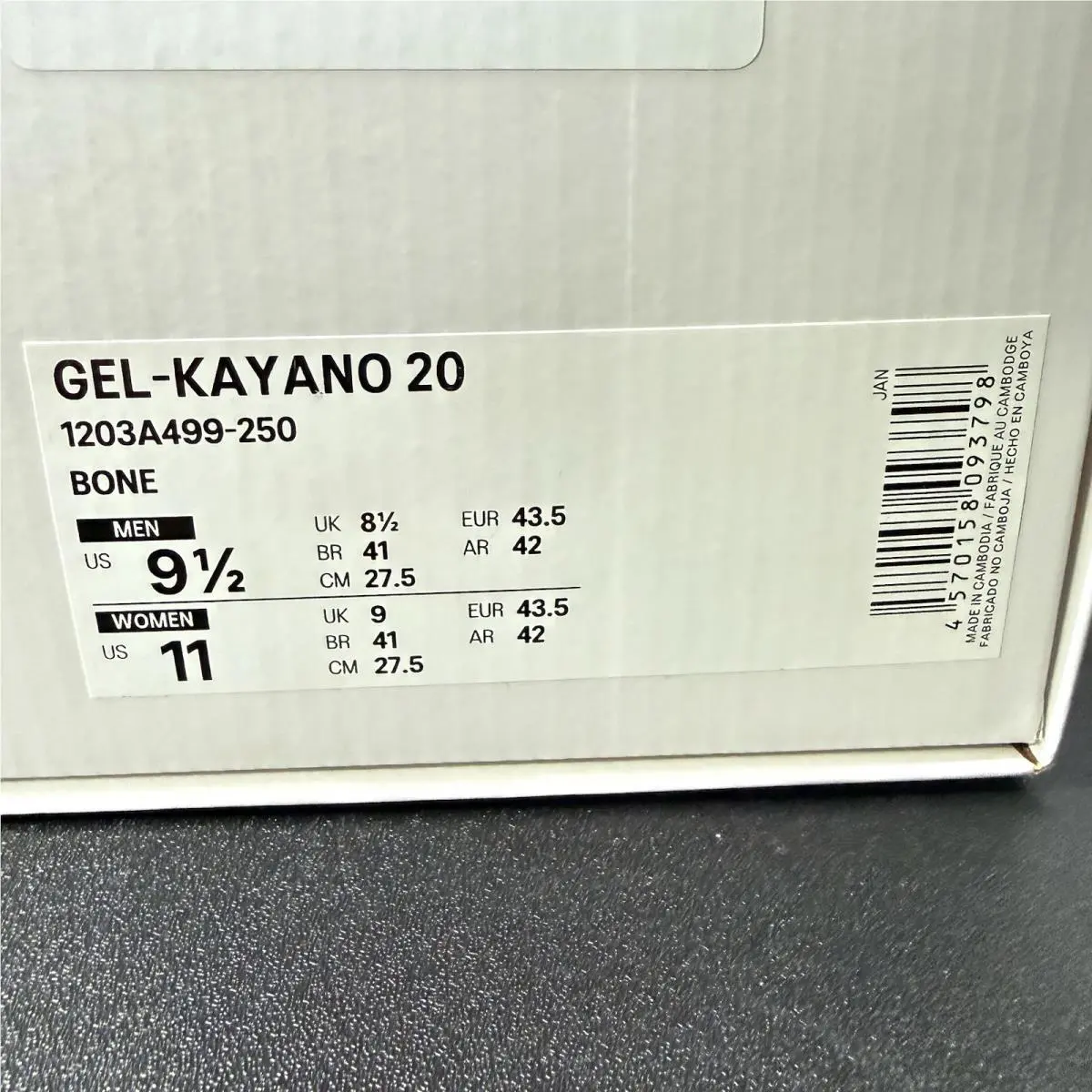 Asics shoes - ASICS Gel Kayano 20 - Gel Kayano - 1203A499-250 - Black 13