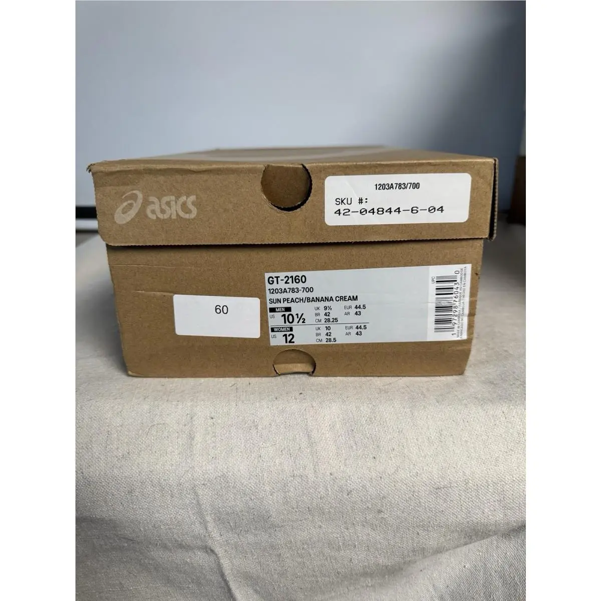 Asics shoes - ASICS GT 2160 - 1203A783-700 - Orange, Yellow, Sun Peach, Banana Cream, Manufacturer: Orange/Silver (UPC: 197298760430) 10