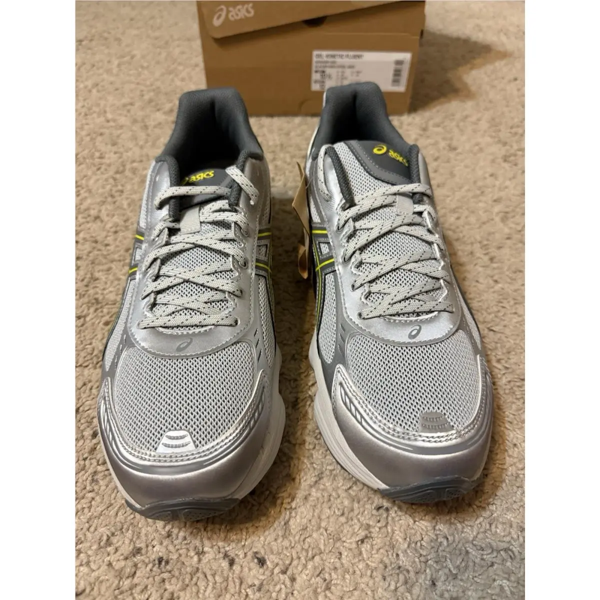 Asics shoes - ASICS Gel Kinetic Fluent - Gel Kinetic Fluent - 1203A591-101 - Silver, Manufacturer: White/White 1
