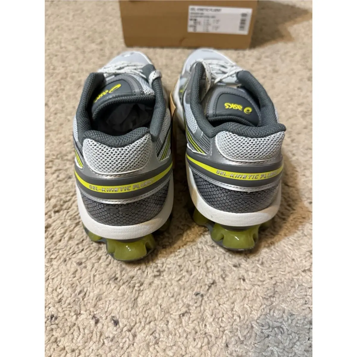Asics shoes - ASICS Gel Kinetic Fluent - Gel Kinetic Fluent - 1203A591-101 - Silver, Manufacturer: White/White 3