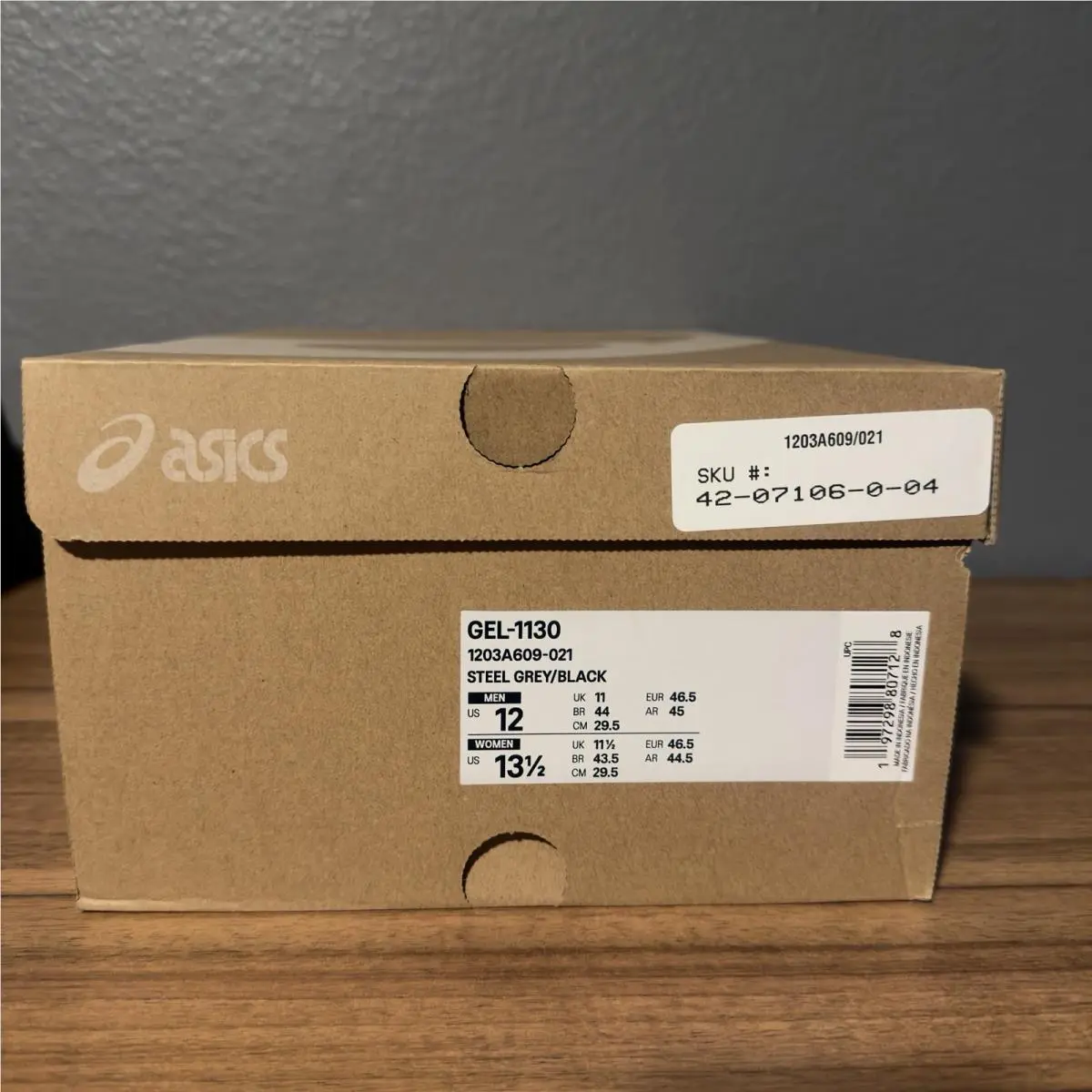 Asics shoes - ASICS GEL-1130 - 1203A609-021 - Gray (UPC: 0197298807128) 6