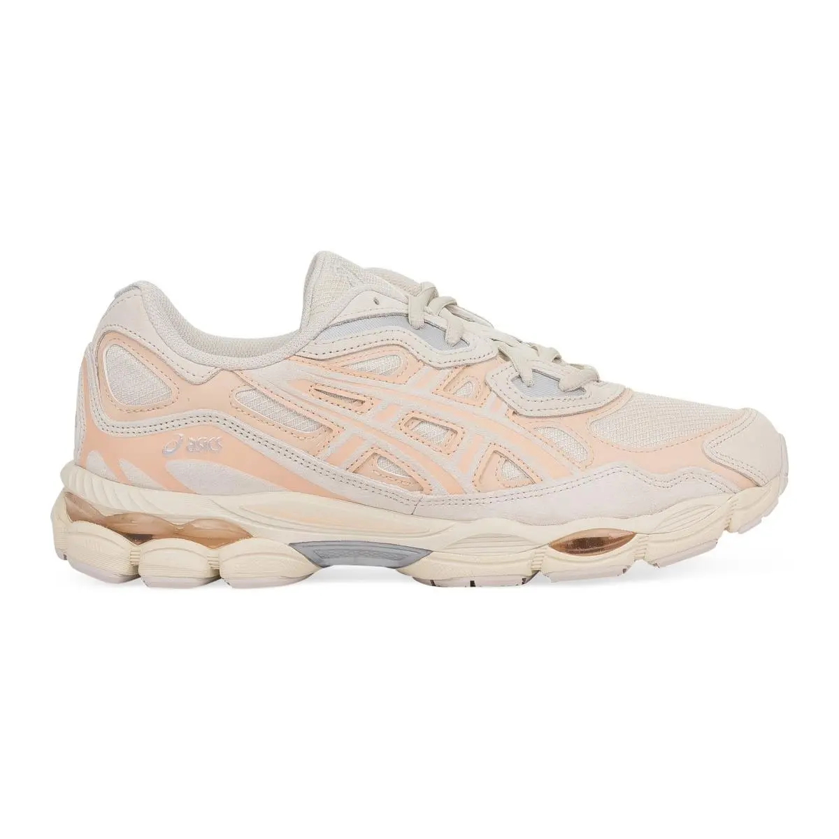 Asics White/pink Gel-nyc Sneakers Size 12