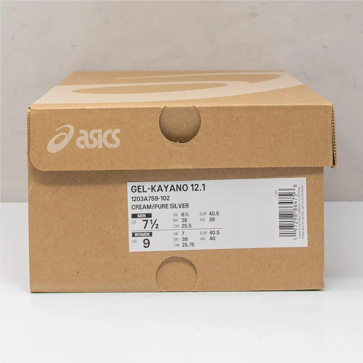 Asics shoes - Asics Gel-Kayano 12.1 - 1203A759-102 - Ivory (UPC: 197298864756) 5