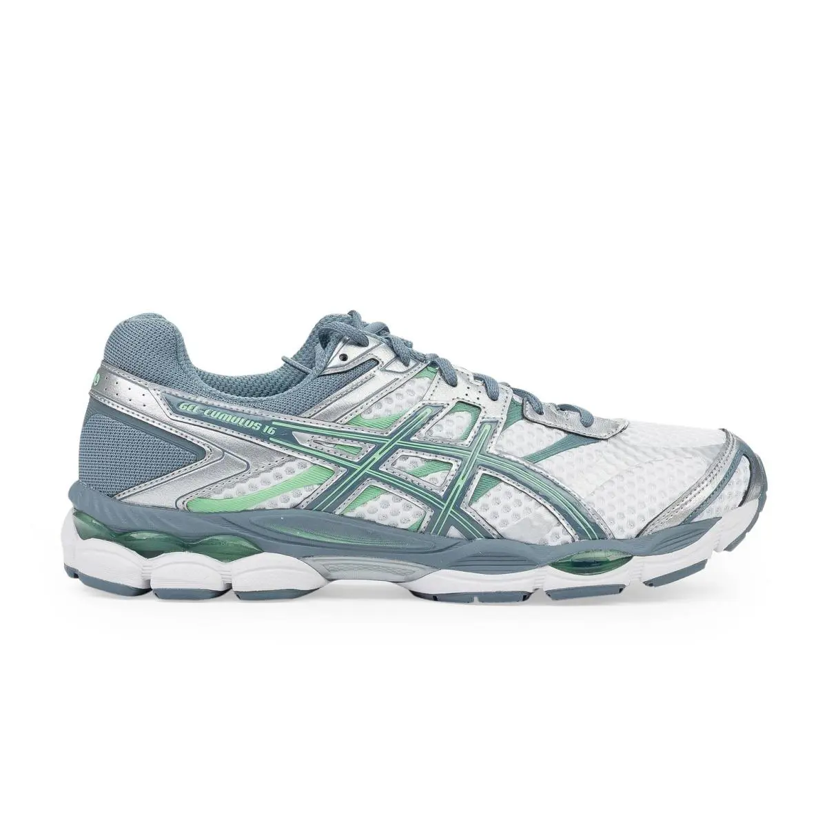 Asics White/gray Gel-cumulus 16 Sneakers Size 11.5