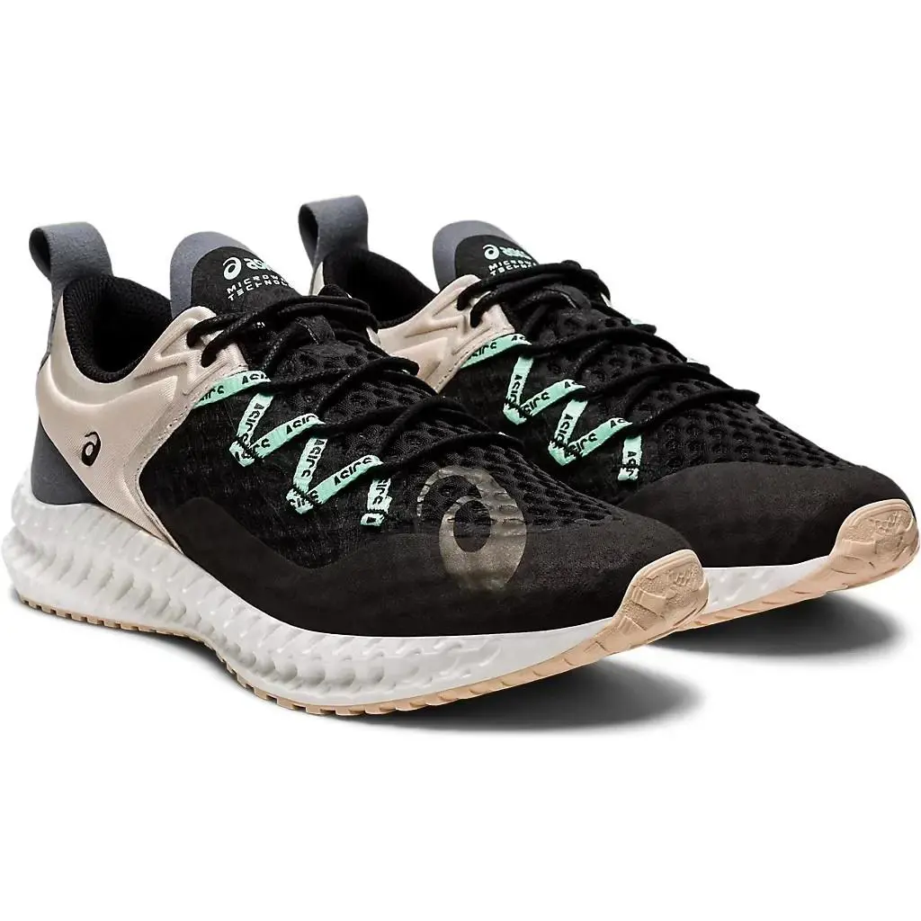 Size 10.5 - Asics Microflux Black Cozy Pink Womens 1022A200-001