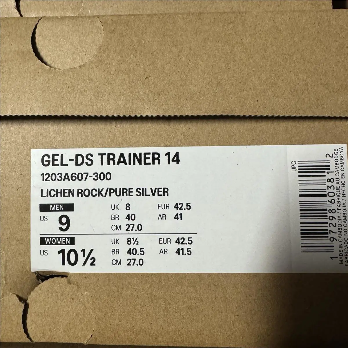 Asics shoes - Asics Gel Ds Trainer 14 - 1203A607-300 - Multicolor 7