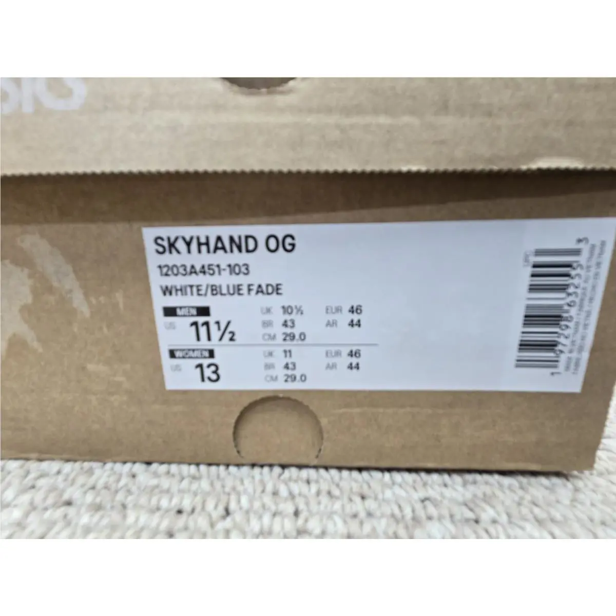 Asics shoes - ASICS Skyhand - Skyhand - 1203A451-103 - White 9