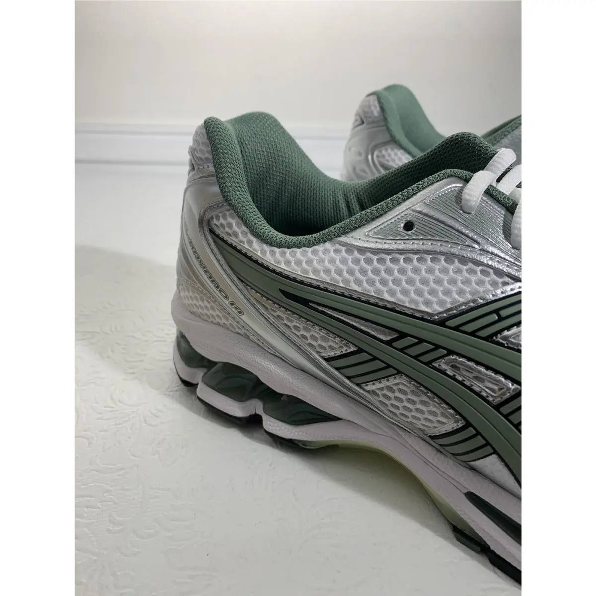 Asics shoes - Asics Gel-Kayano 14 White Slate Grey - 1201A019-107 - White (UPC: 0196074664511) 0