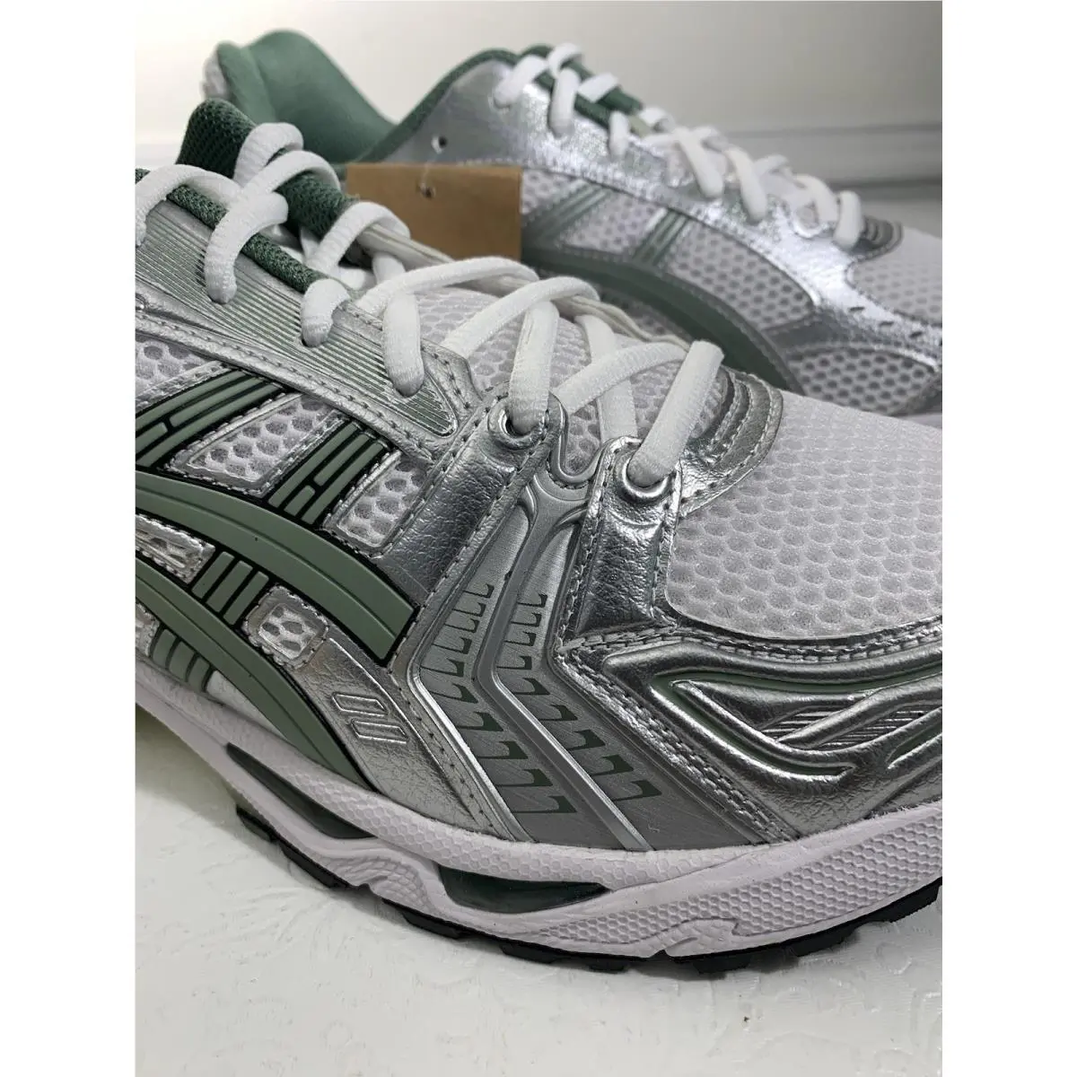 Asics shoes - Asics Gel-Kayano 14 White Slate Grey - 1201A019-107 - White (UPC: 0196074664511) 1