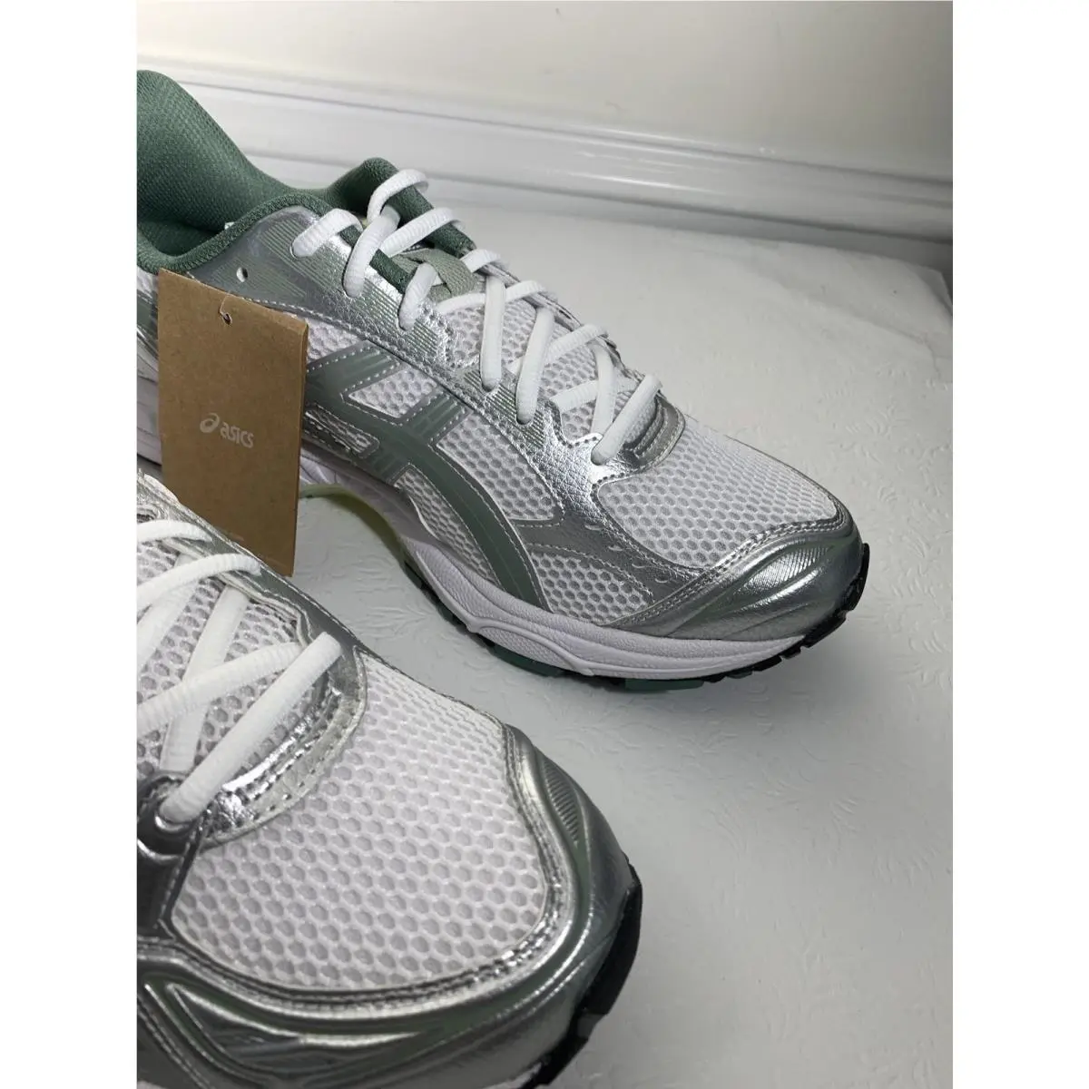 Asics shoes - Asics Gel-Kayano 14 White Slate Grey - 1201A019-107 - White (UPC: 0196074664511) 2
