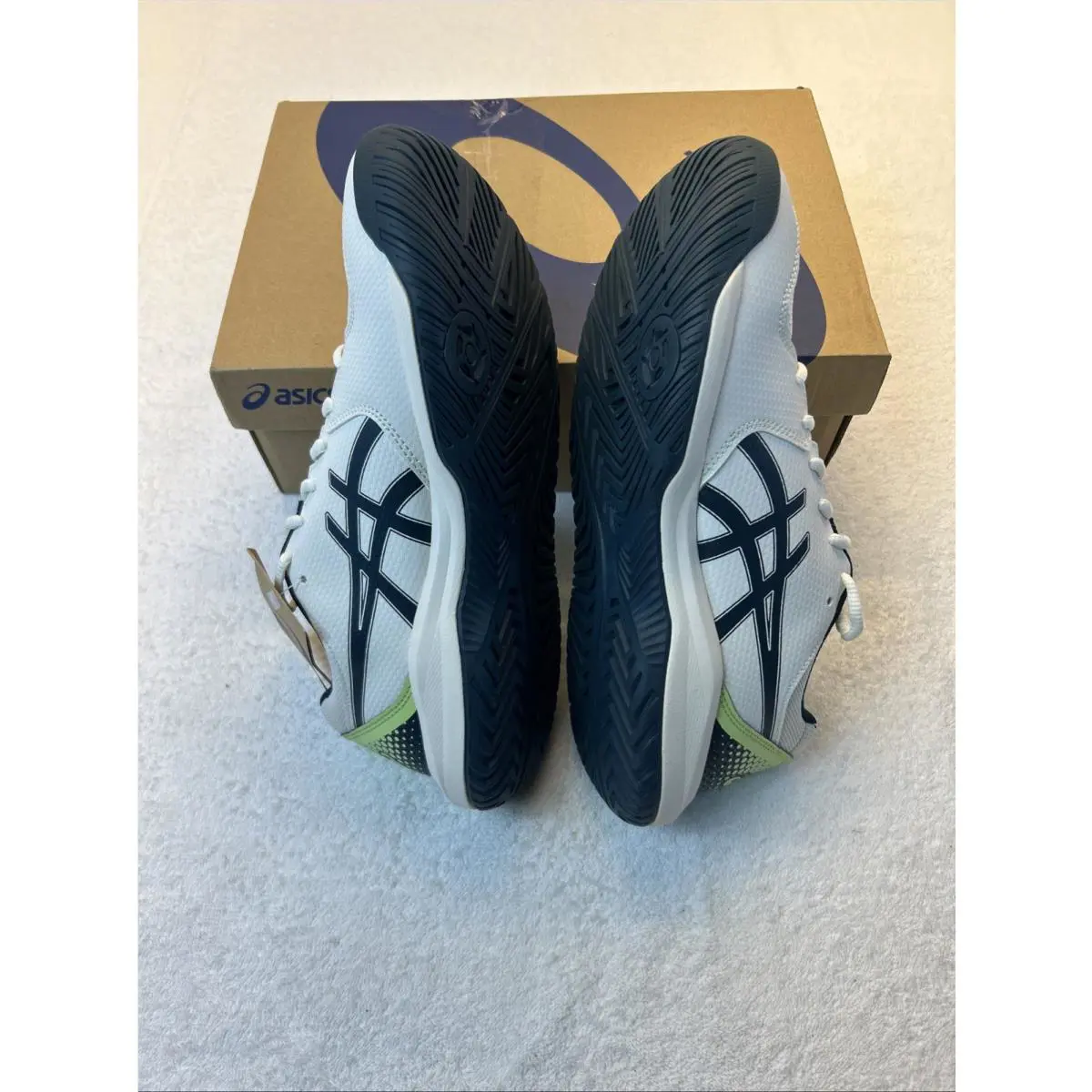 Asics shoes - ASICS GEL-Dedicate 8 - White/Lime/Navy 1