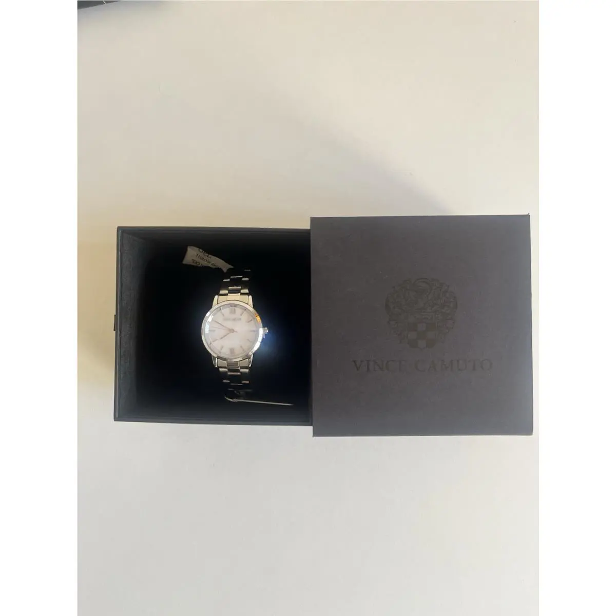 Women`s Silver Ayla Watch in Box by Vince Camuto