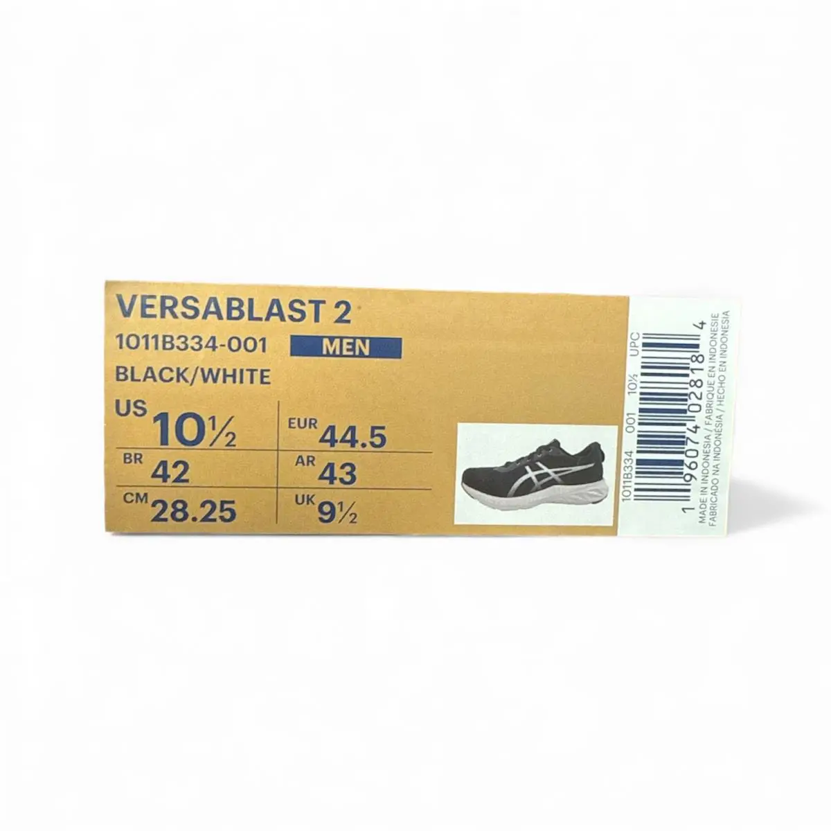 Asics shoes - ASICS Versablast - Versablast - 1011B334-001 - Black / White (UPC: 196074028184) 5