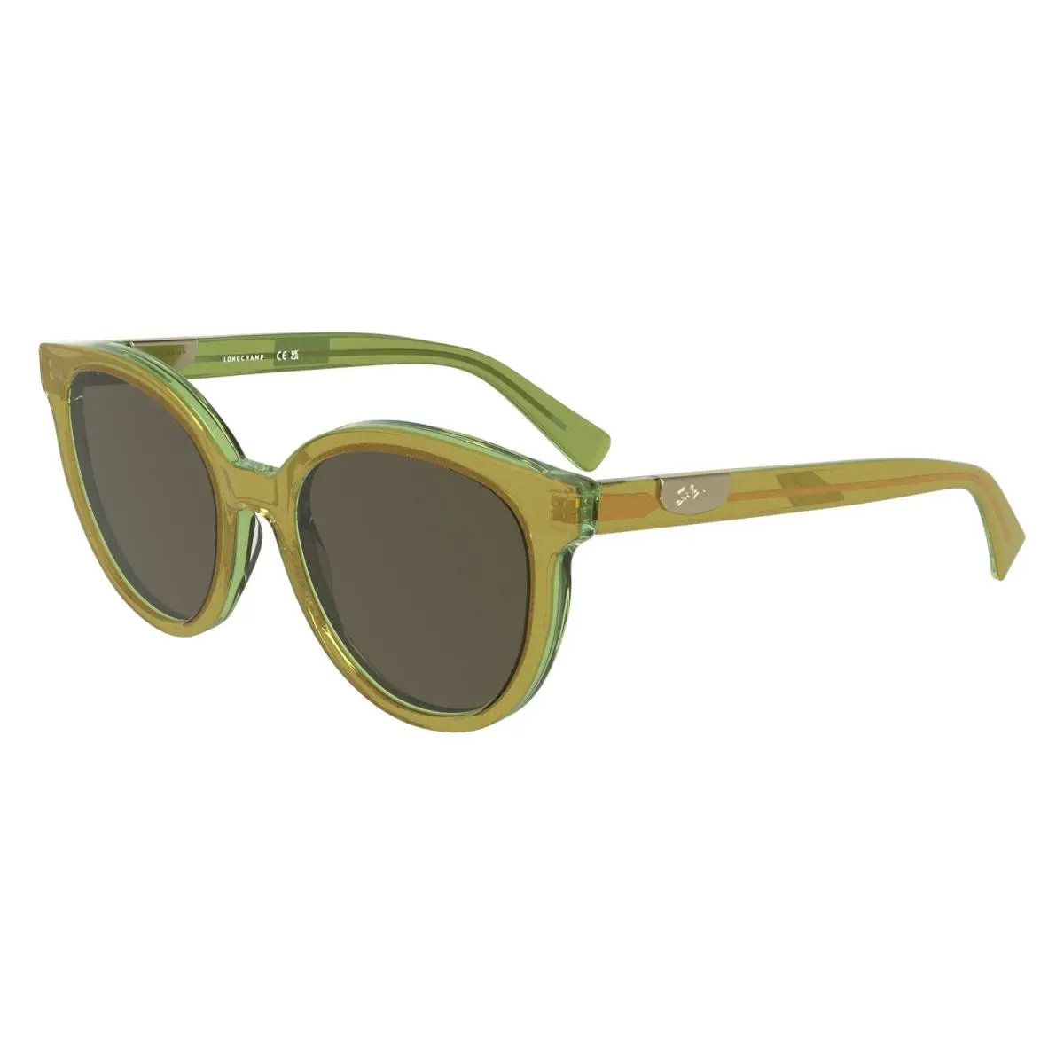 LO773S Glitter Khaki 317 Sunglasses by Longchamp