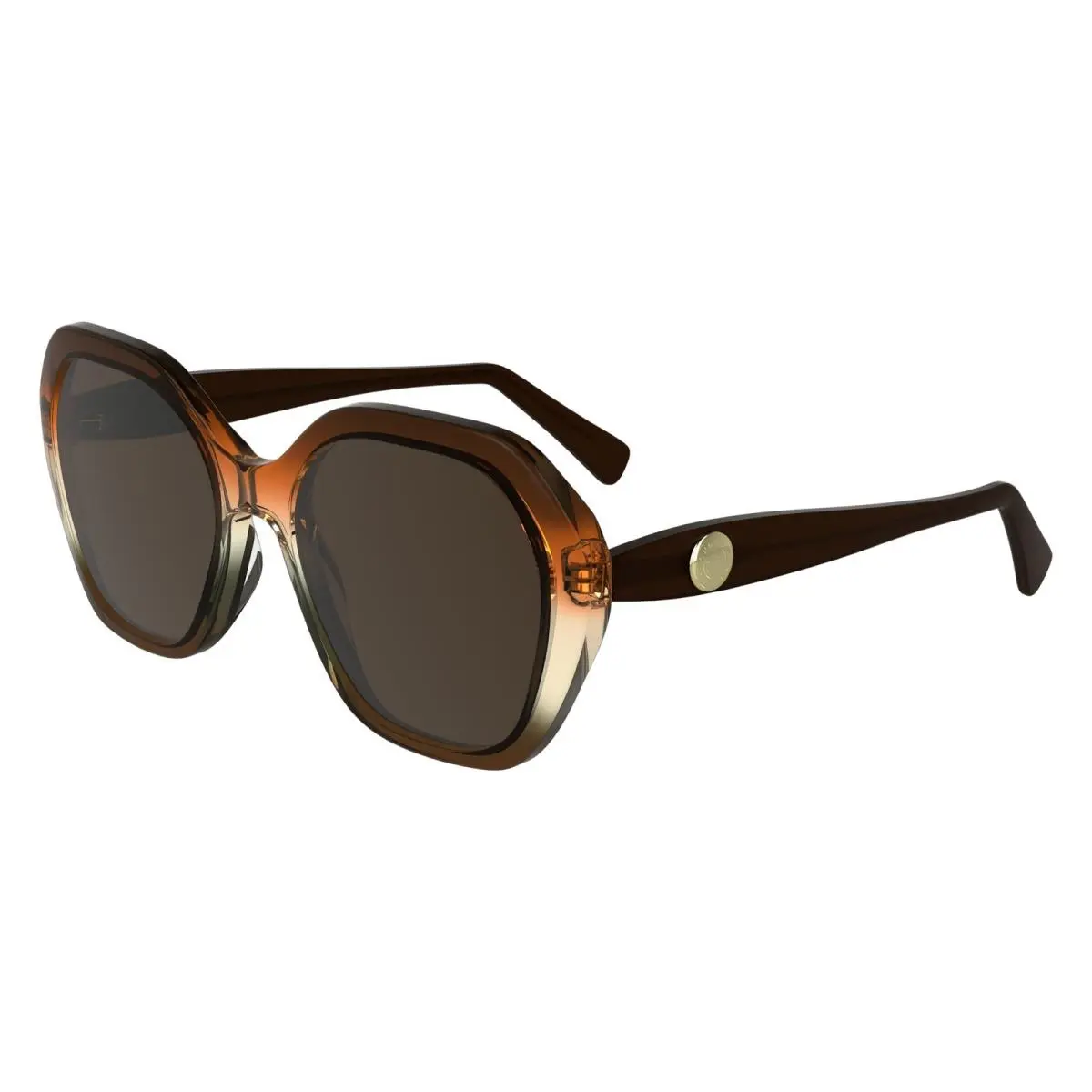 Longchamp LO759S Transparent Gradient Brown Ora 209 Sunglasses