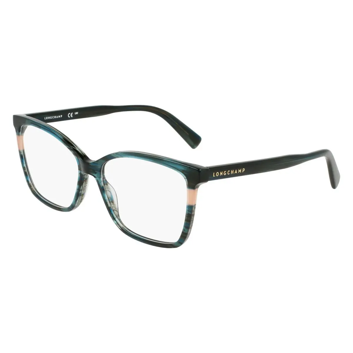 Longchamp LO 2741 LB Striped Green 308 Size 55 Eyeglasses