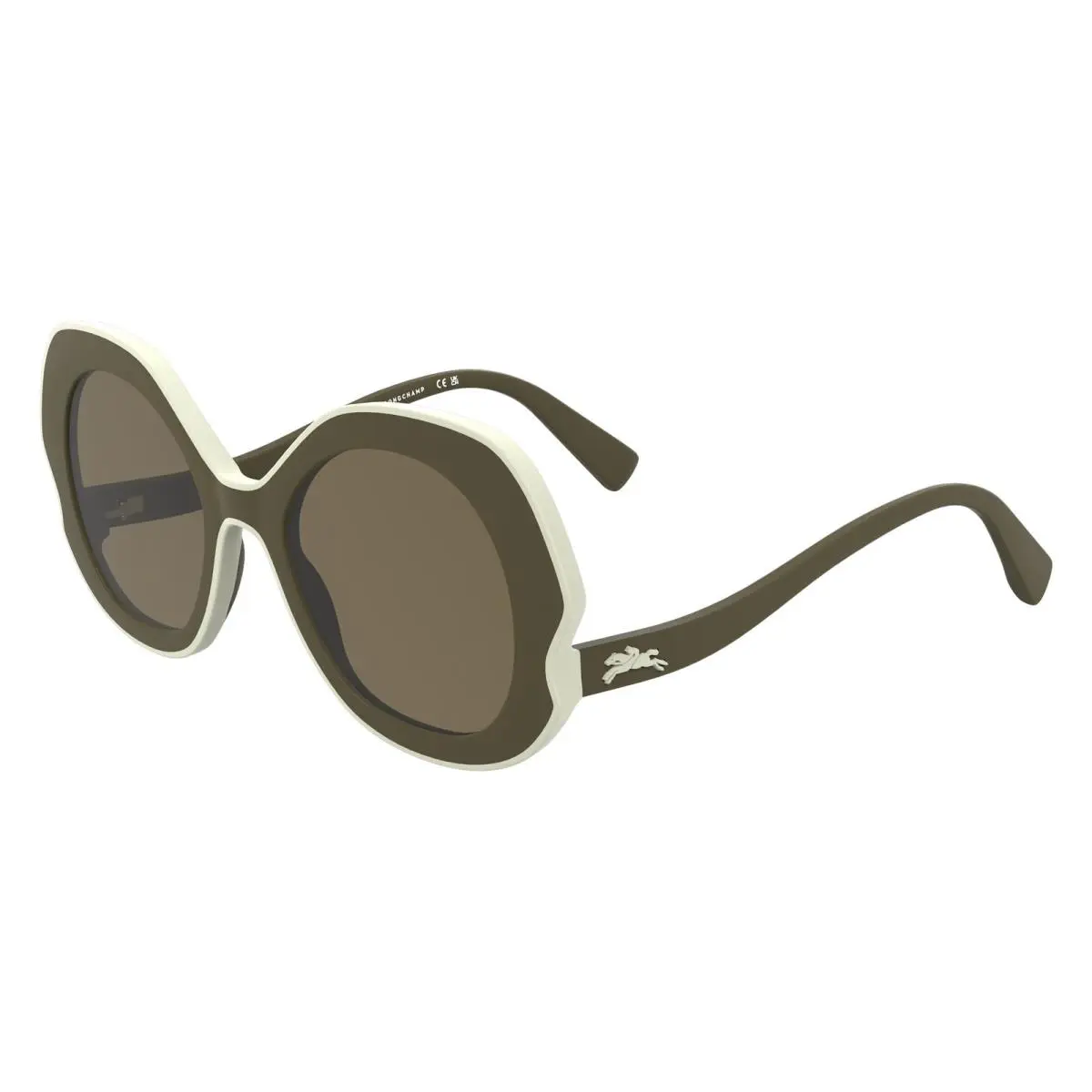LO 780 S Khaki 319 Size 52 Sunglasses by Longchamp