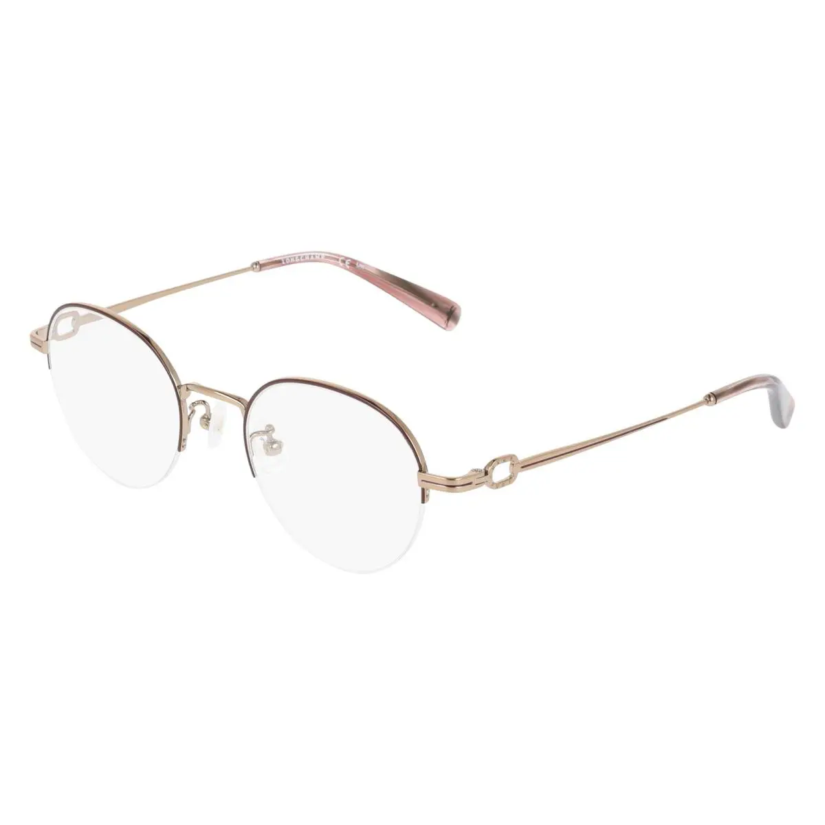 LO2179LBJ Amber Gold Bordeaux 734 Eyeglasses by Longchamp