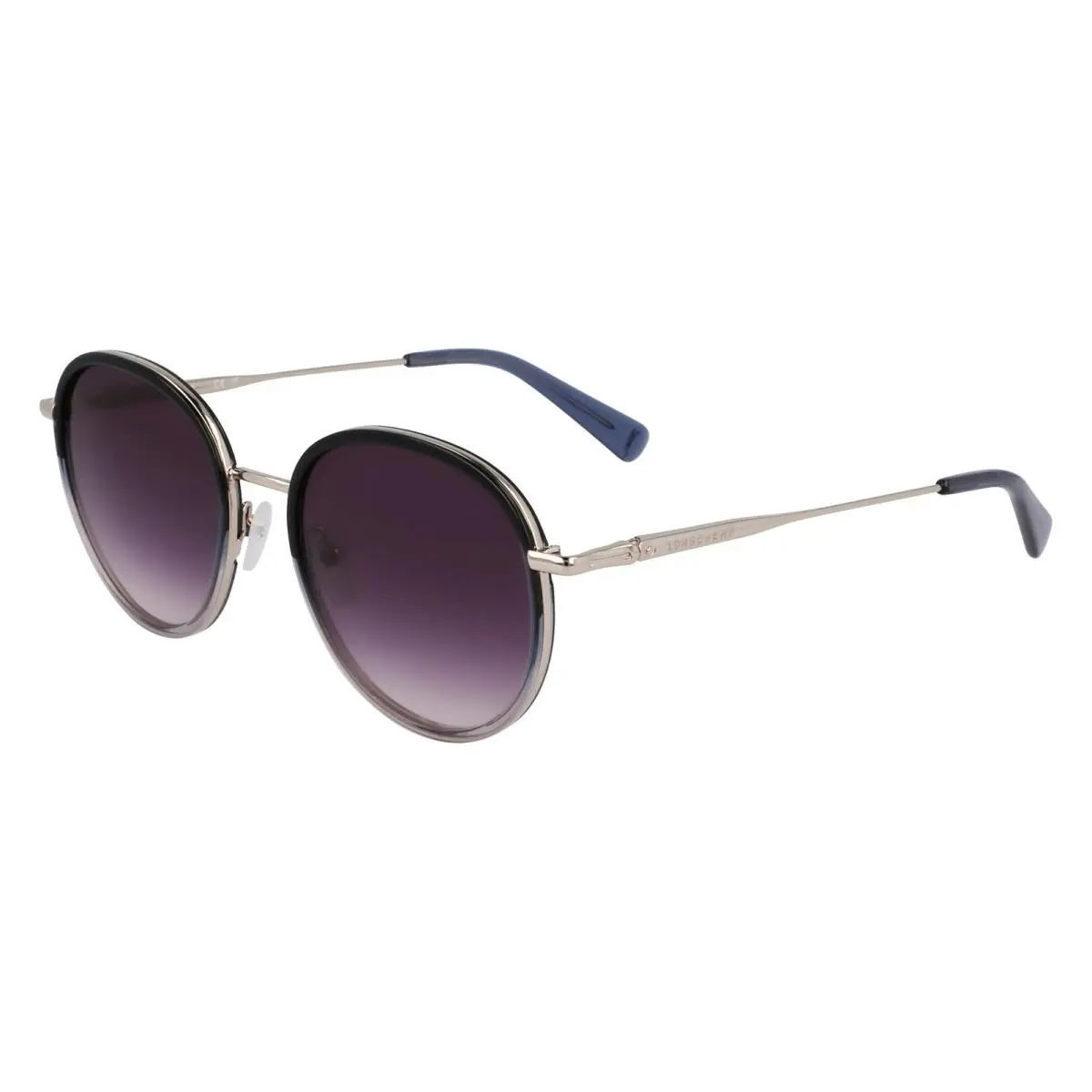 LO 176 S Silver/gradient Blue 042 Size 52 Sunglasses by Longchamp