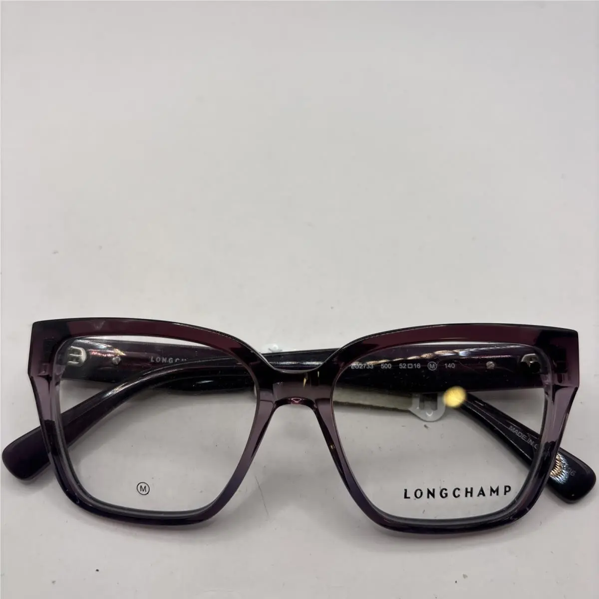 Longchamp LO2733 500 Gradient Purple Womens Square Full Rim Eyeglasses 52-16-140