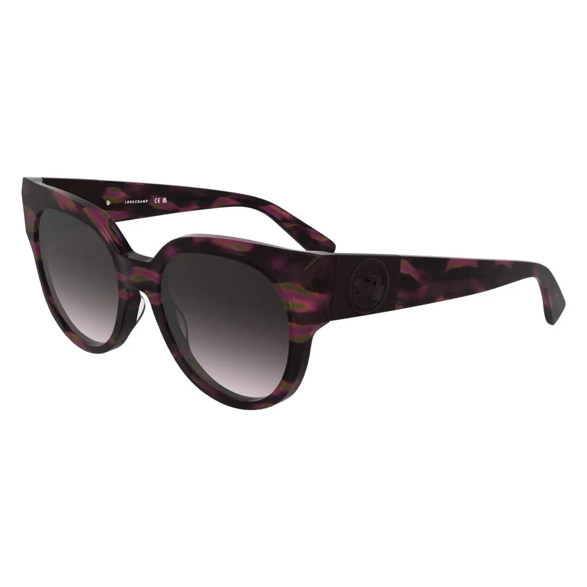 Longchamp LO779S Textured Brown Purple Rose 234 Sunglasses