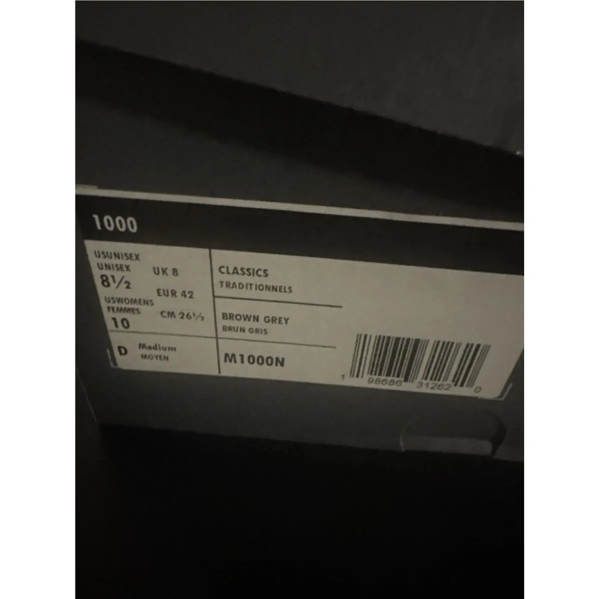 New Balance shoes - New Balance 1000 - M1000N - Silver 2