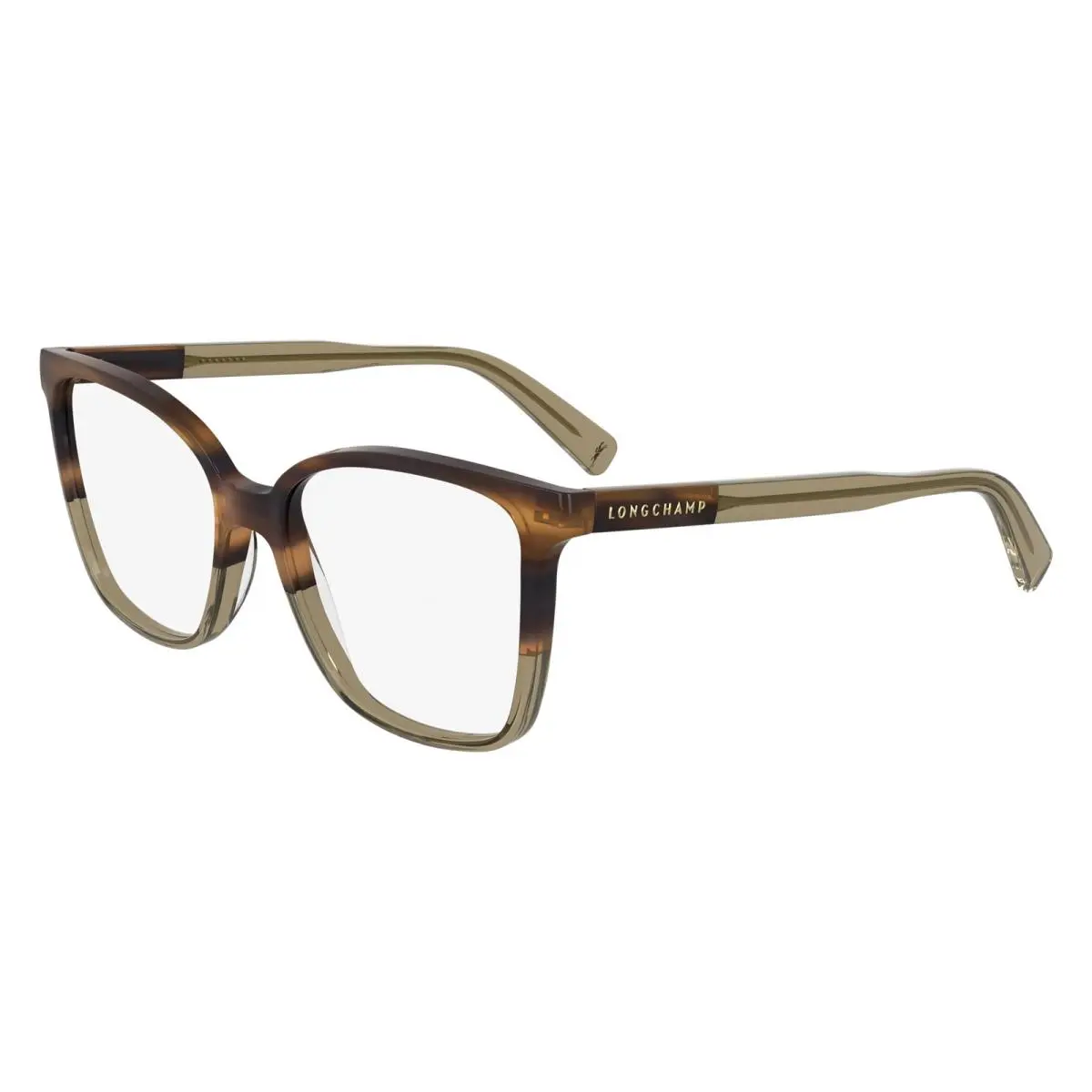 Longchamp LO 2753 Striped Brown/brown 212 Size 53 Eyeglasses