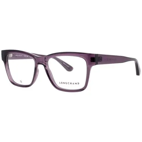 LO2737 501 Transparent Plum 52mm Eyeglasses by Longchamp
