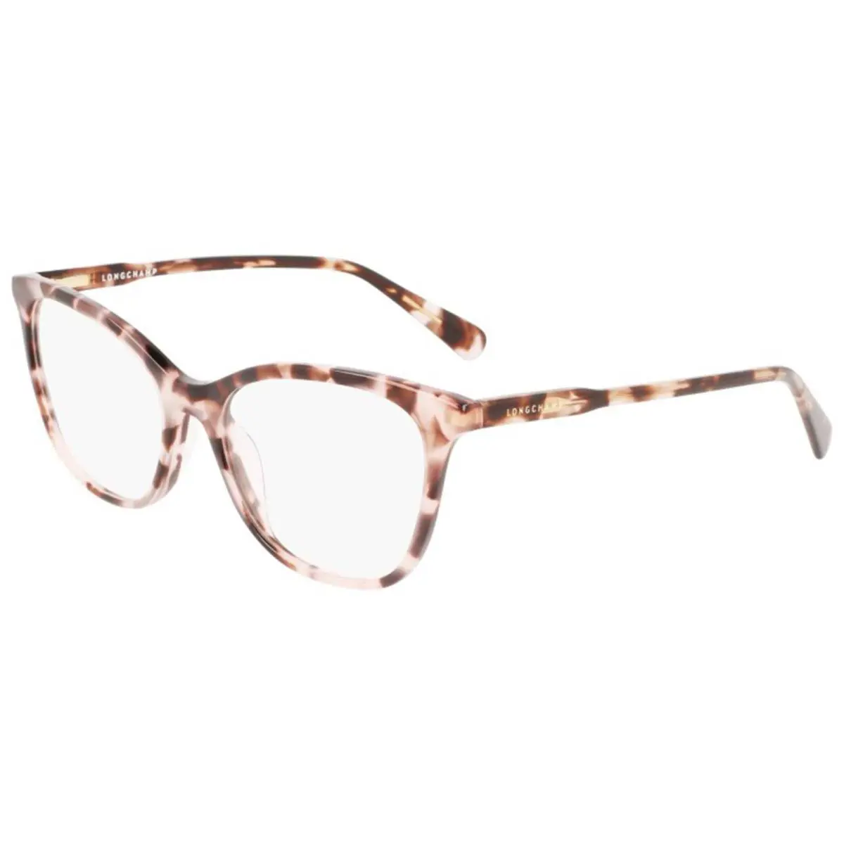 Women`s Rose Havana Cat-eye Eyeglass Frames W/spring Hinges LO2694-690 by Longchamp