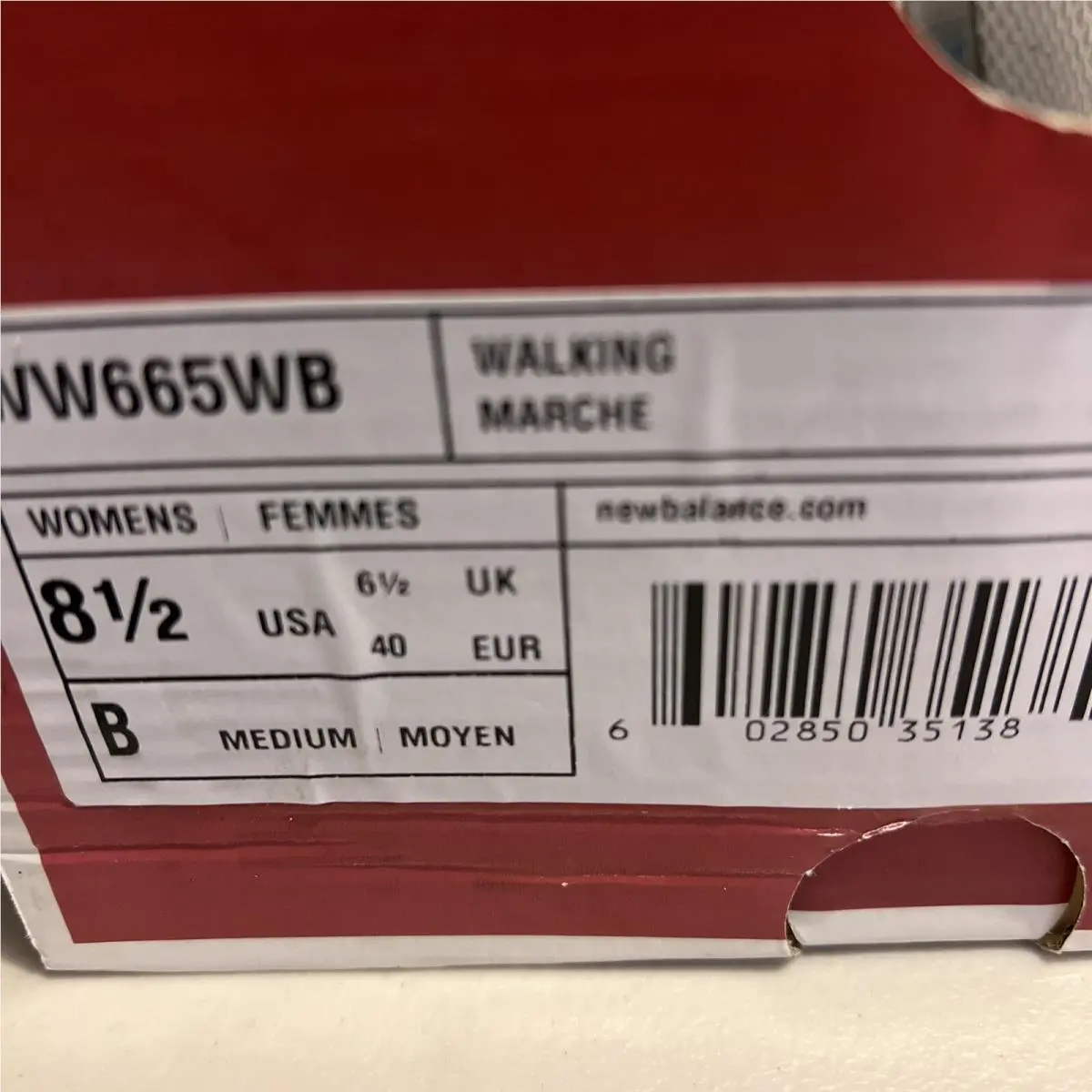 New Balance shoes - Walking - Walking - WW665WB - White (UPC: 0602850351389) 9